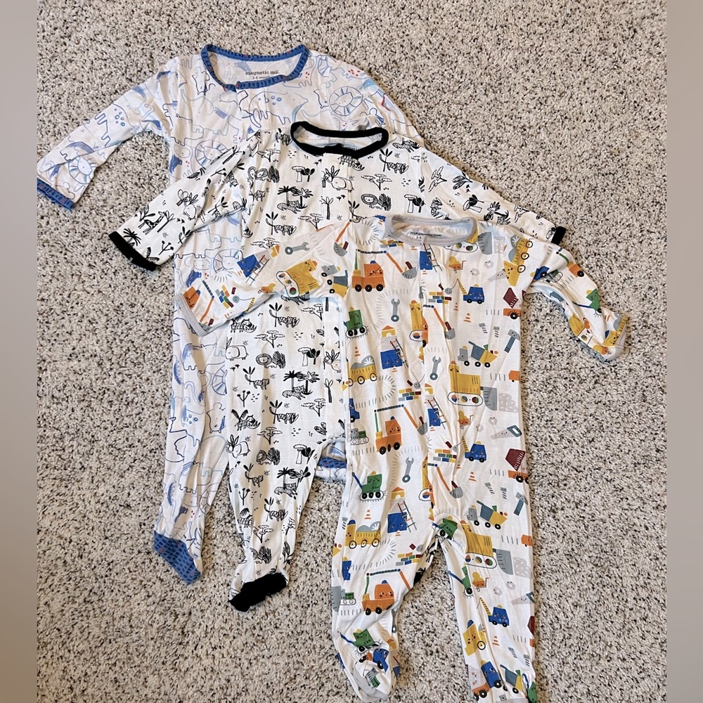 Boys Magnetic Me 3-6 Months Onesie